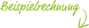 Label Beispielrechnung